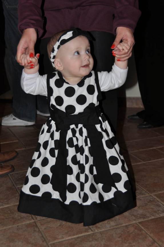 Luiza, igual a uma bonequinha, em Curitiba - PR